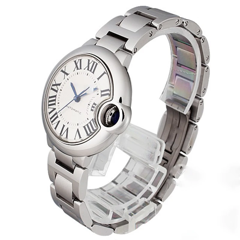 Фото Синий сапфировый круглый подходит для Cartier Crown Fit Ballon Bleu Pasha Panthere Santos Cle Ronde Maillon Drive Tortue Multiple №3