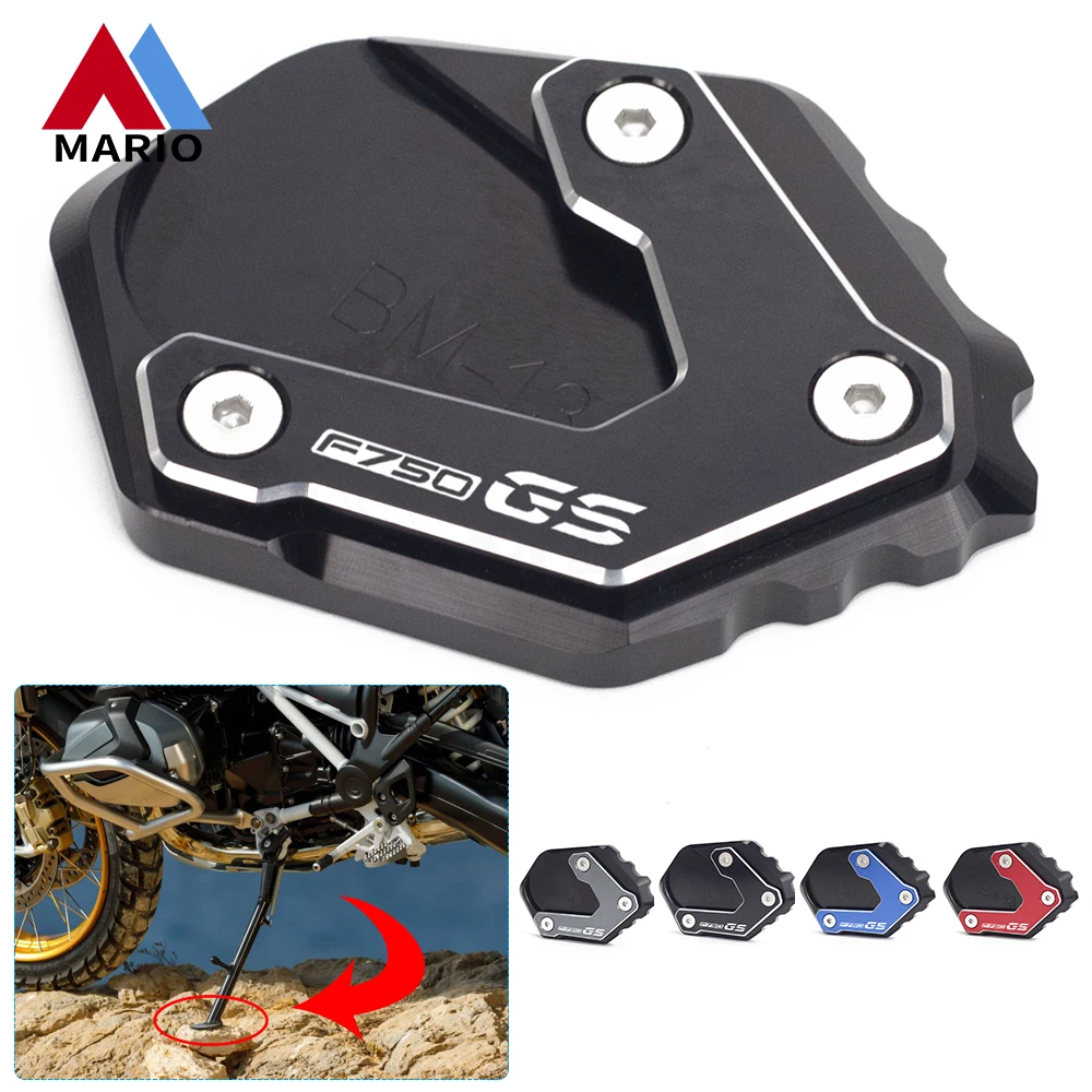 

For BMW F850GS F750GS F850 F750 F 750 GS 2018 2019 2020 2021 2022 CNC Kickstand Side Stand Extension Foot Pad Support Motorcycle