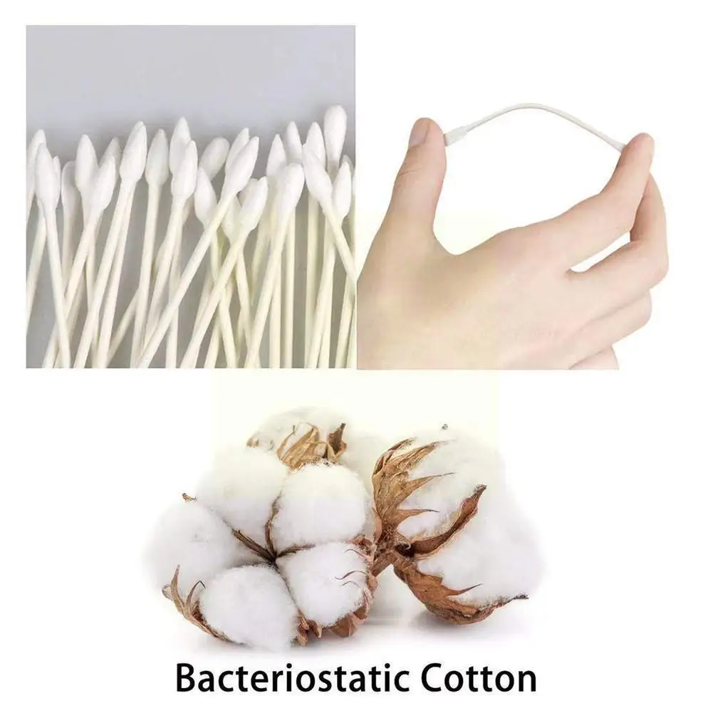

10pcs Disposable Double-ended Cotton Swabs Cosmetic Individually Swabs Tools Packaged Portable Hot Multifunction Cotton Tra V9r6