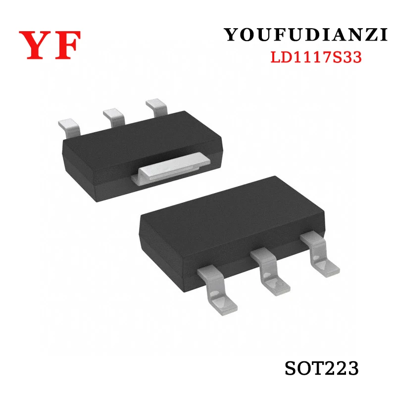 

10pcs/lot New and original LD1117S33 SOT-223 LDO Fixed voltage regulator