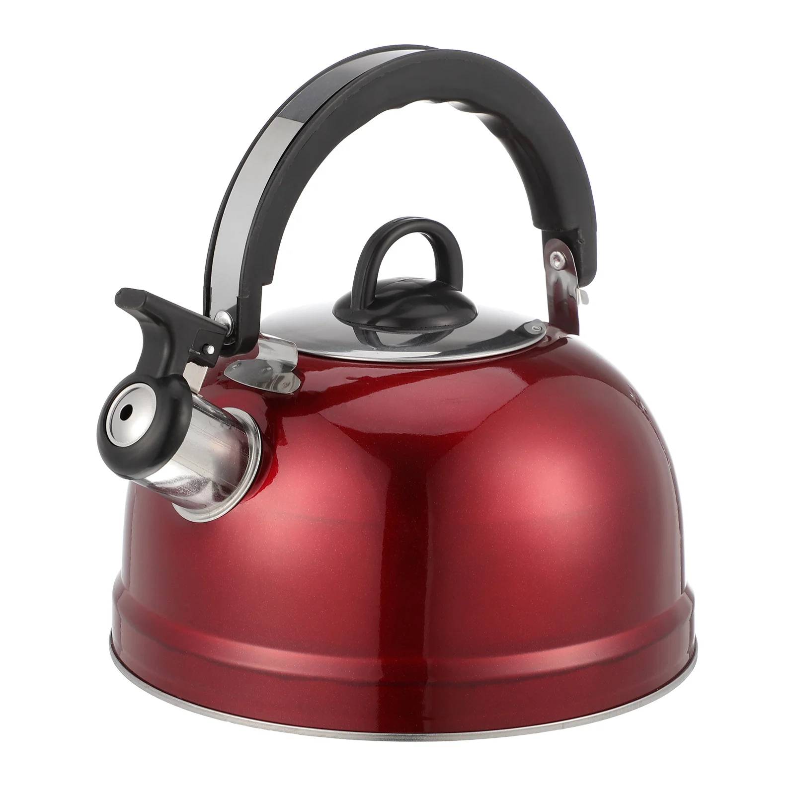 

Kettle Tea Whistling Teapot Stovetop Water Stove Steel Stainless Toppot Teakettle Boiling Kettles Gas Hot Metal Handle Coffee