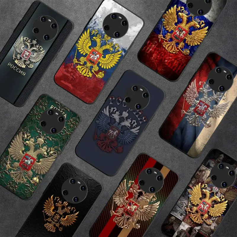 

Russia Russian Flags Emblem Phone Case For Huawei Y5 Y62019 Y52018 Y92019 funda case for 9prime2019