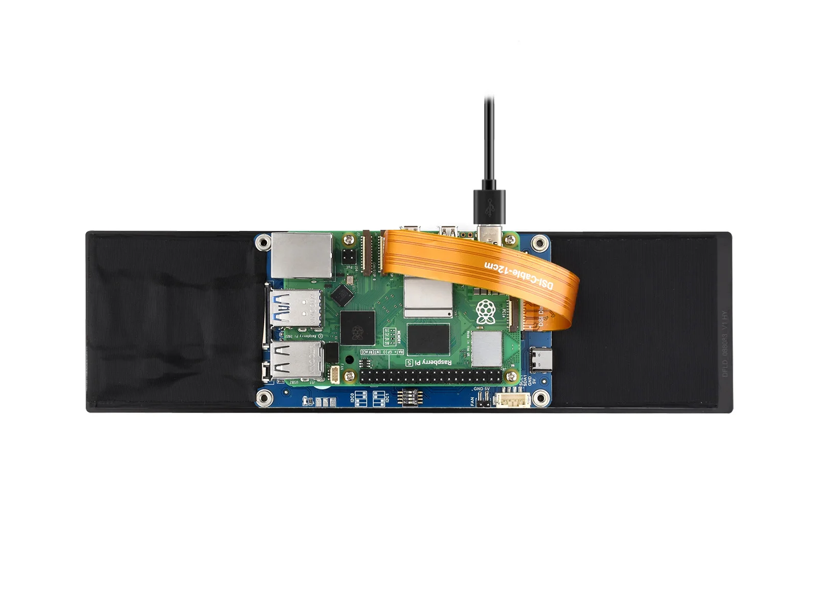 Waveshare 8 8-дюймовый емкостный сенсорный дисплей DSI для Raspberry Pi 5/4B/3B 480 × 1920 IPS