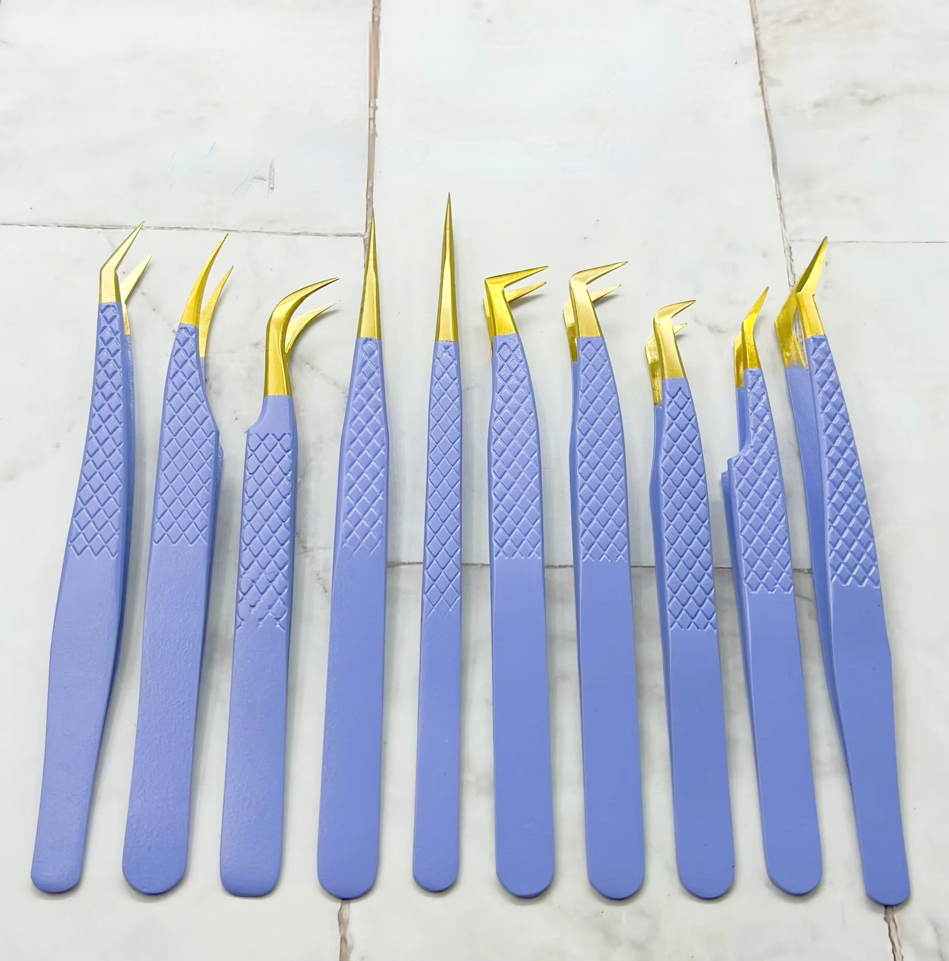 

Eyelashes Tweezers Stainless Steel Superhard Tweezers High Precision Anti-static Tweezers For Eyelash Extensions Tools