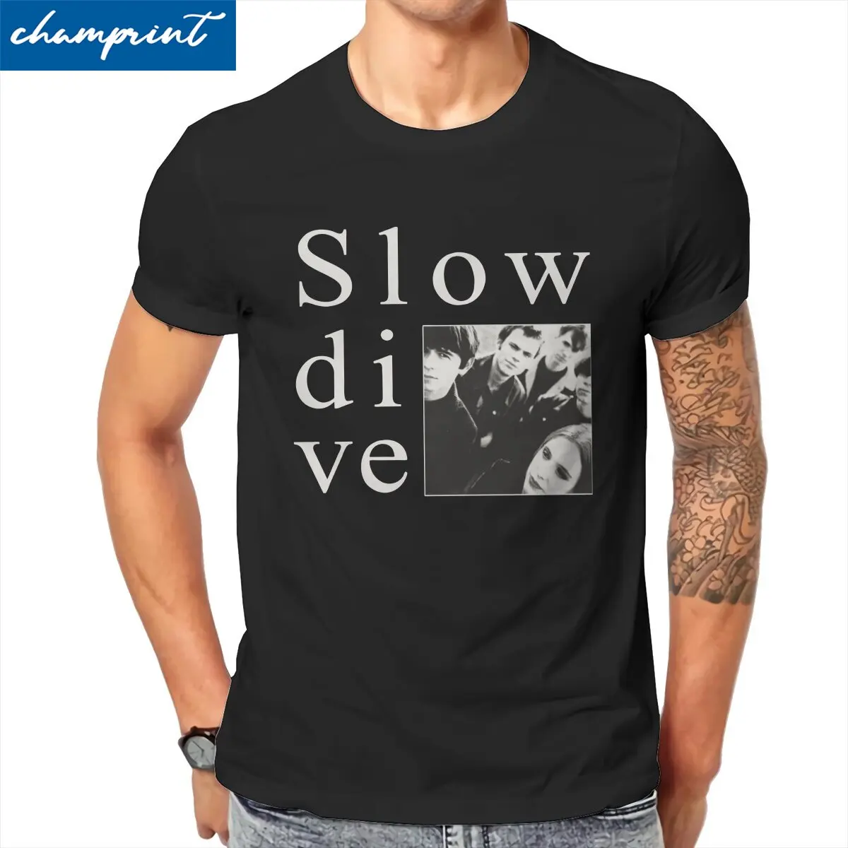 

Slowdive Alison Men T Shirts Casual Tee Shirt Short Sleeve Crewneck T-Shirt 100% Cotton Gift Idea Clothing