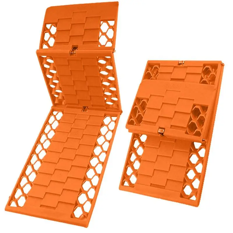 

Traction Mat Foldable Auto Traction Pad Tire Grip Aid Recovery Traction Tracks Mat For Sand Snow Mud Track Tire Ladder