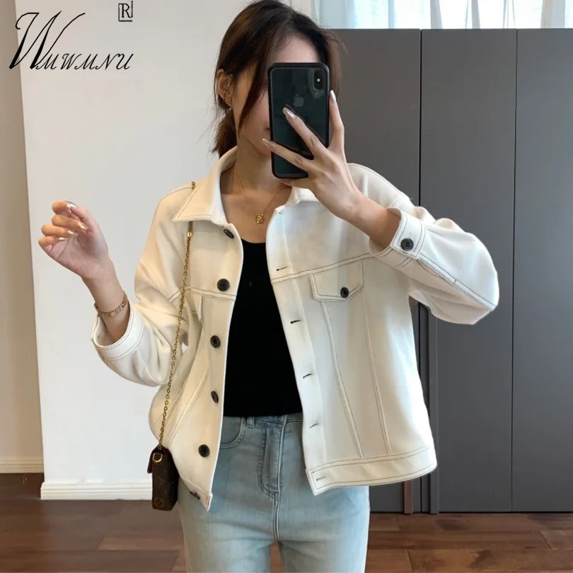 

Женский укороченный пиджак в стиле пэчворк, модная однобортная короткая уличная одежда в стиле пэчворк, классическое пальто оверсайз с отл...