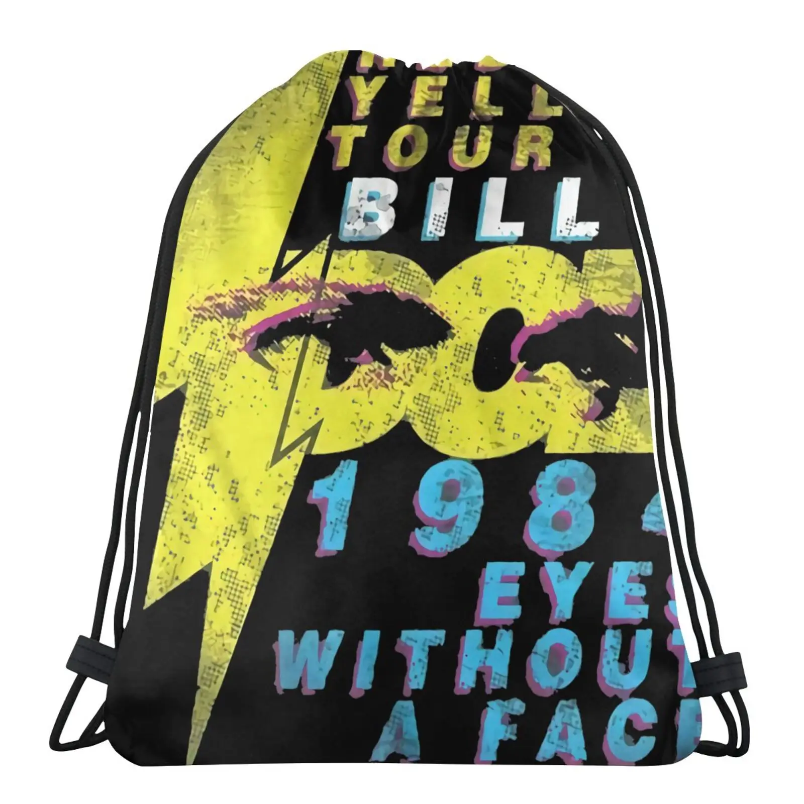 

Billy Idol Rebel Yell Album Tour Bag String Bag Women's Bag Drawing Bags Cloth Bags Christmas Sack Fabric Bag Child Sports Bag