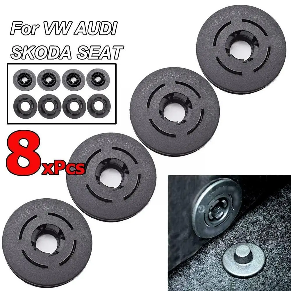 

Car Carpet Floor Mat Clips Fastener Clamps For VW Passat Golf Jetta Audi A1 A3 A4 A6 Skoda Octavia A5 A7 Seat Altea Lo O4L9