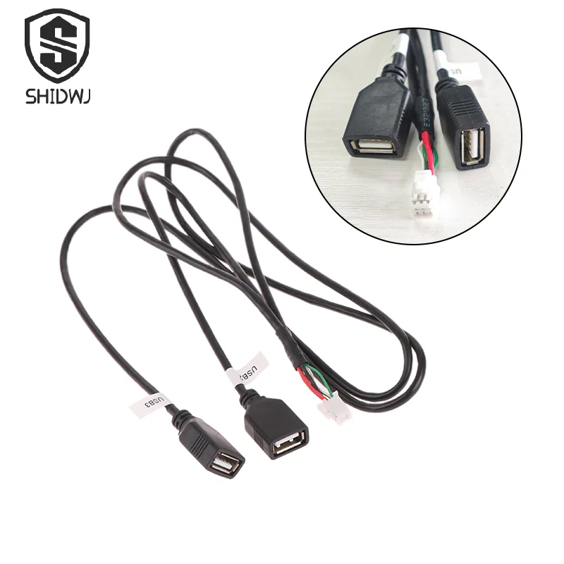 

Профессиональный мультимедийный автомобильный плеер, жгут проводов, разъем, 6-контактный двойной USB-интерфейс, кабельный адаптер для Android Radio Navigatio