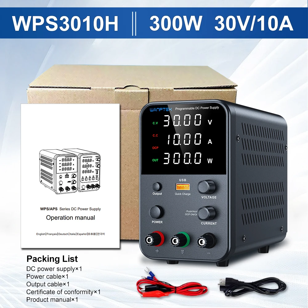 Регулируемый лабораторный источник питания WANPTEK KPS6020D