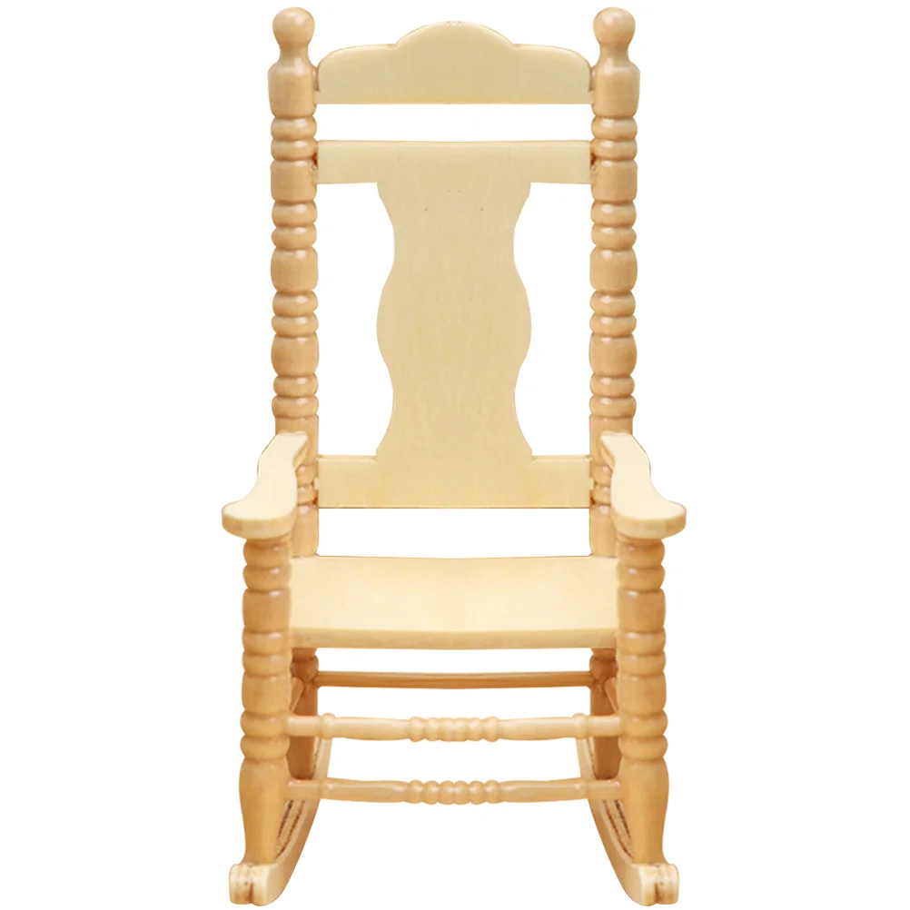 Винтажный декор табурет для кукольного домика игрушки младенцев мини-деревянный