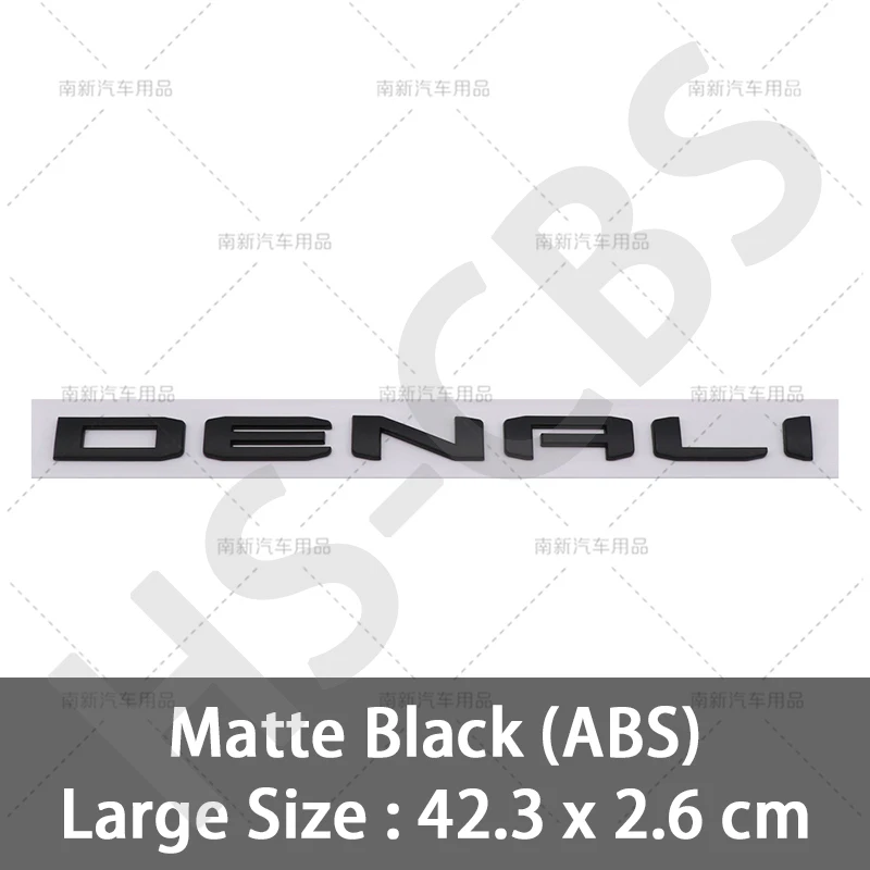 

Автомобильные наклейки DENALI, 3D ABS, эмблема на задний багажник, значок для GMC Sierra 2500 3500, наклейки на кузов, боковые двери, крылья, аксессуары