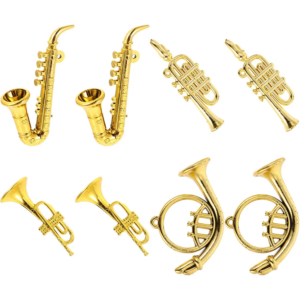 

Wind Instrument Musical Instruments Decorative Mini House Accessories Prop Desktop Children Toy