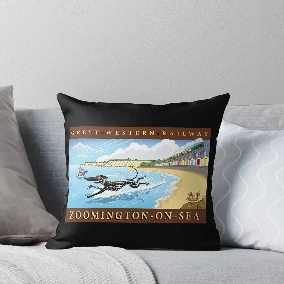Greyt Western: Zoomington-on-on-sea Декоративная подушка Роскошный чехол для дивана Подушки