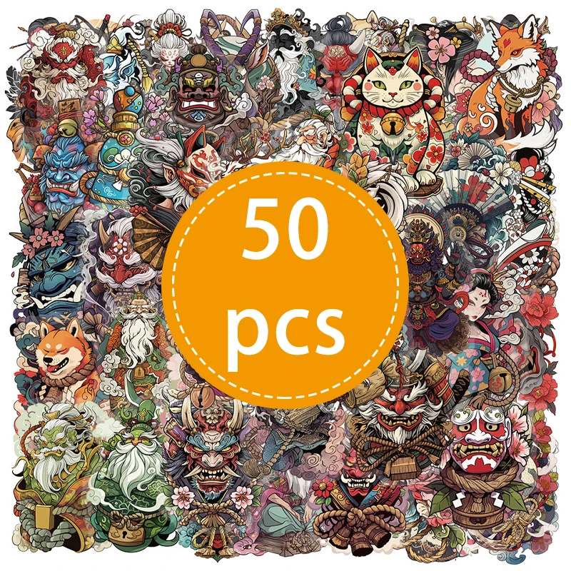 

Набор из 50 стикеров с мультяшными животными YANWEIBAN