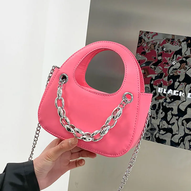 

New Summer Ladies Lipstick Bag High quality Leather Women Bags Designer Chain Handbag Fashion Trend Small Shoulder Crossbody Bag
