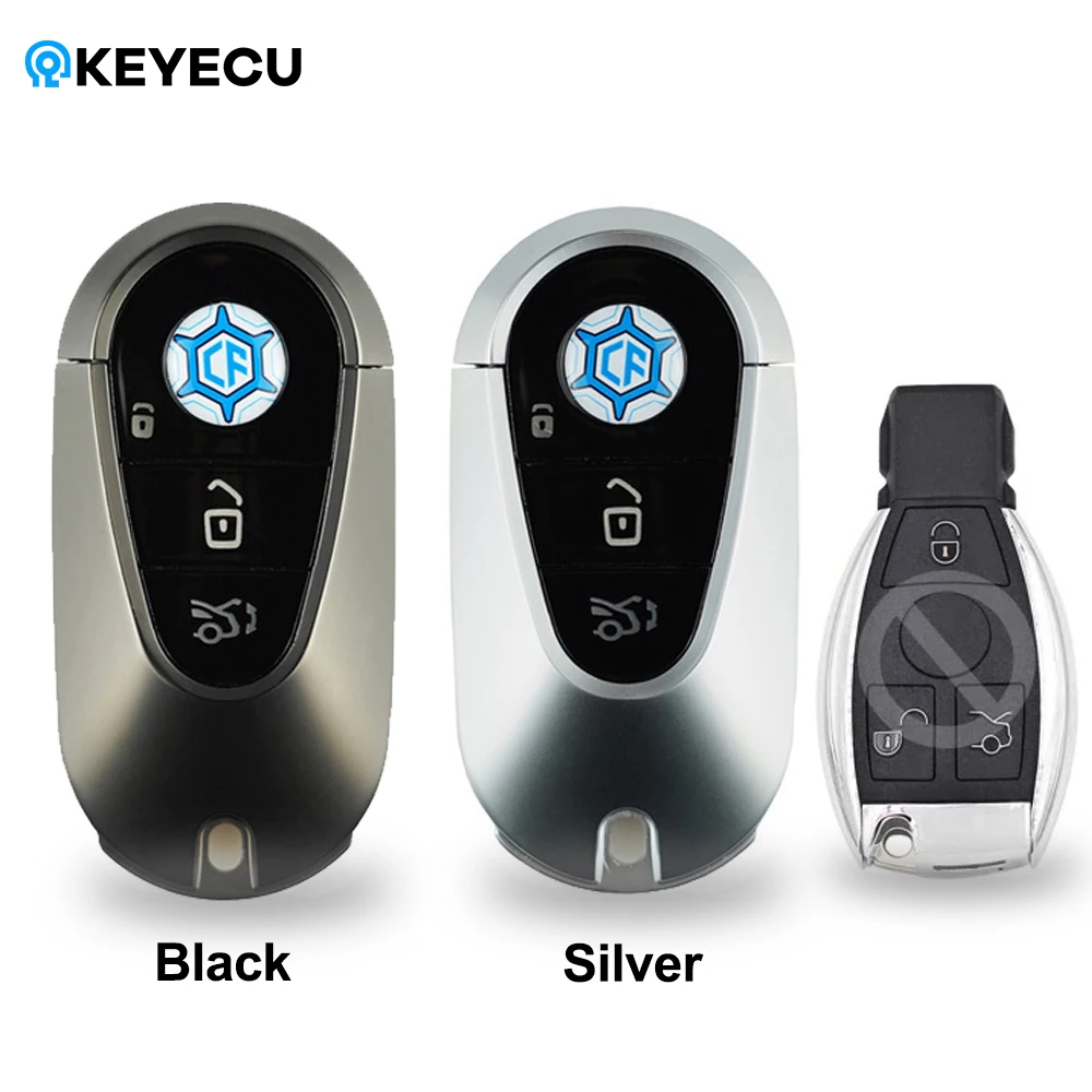 

2× Modified Remote Smart Car Key Shell Case for Audi for BMW for Mercedes-Benz for Toyota PKE System As for Benz S Class