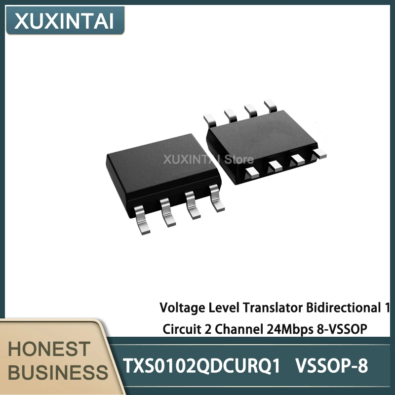 

20Pcs/Lot TXS0102QDCURQ1 TXS0102 Voltage Level Translator Bidirectional 1 Circuit 2 Channel 24Mbps 8-VSSOP