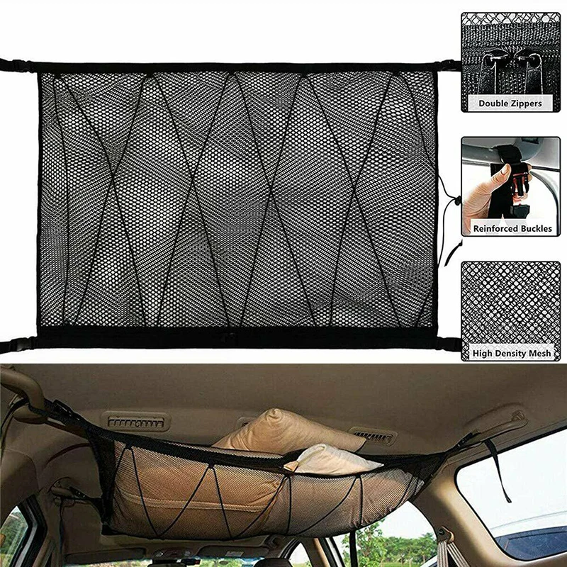 Универсальный внутренний карман на потолочной крыше автомобиля молнии для