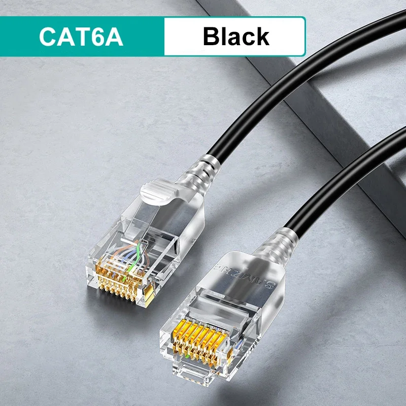 Кабель Ethernet SAMZHE Cat6A - Высокоскоростное соединение до 10 Гбит/с — фото товара