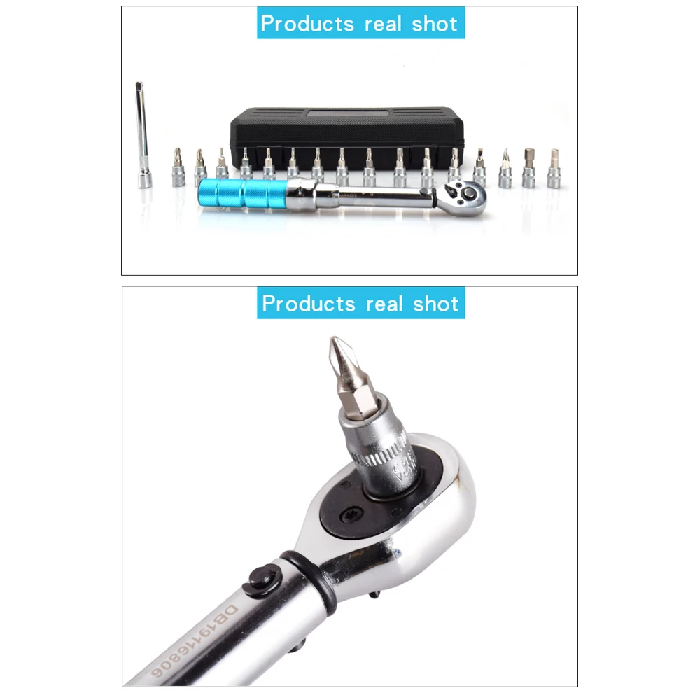 Динамометрический ключ регулируемый инструмент с трещоткой и регулируемым