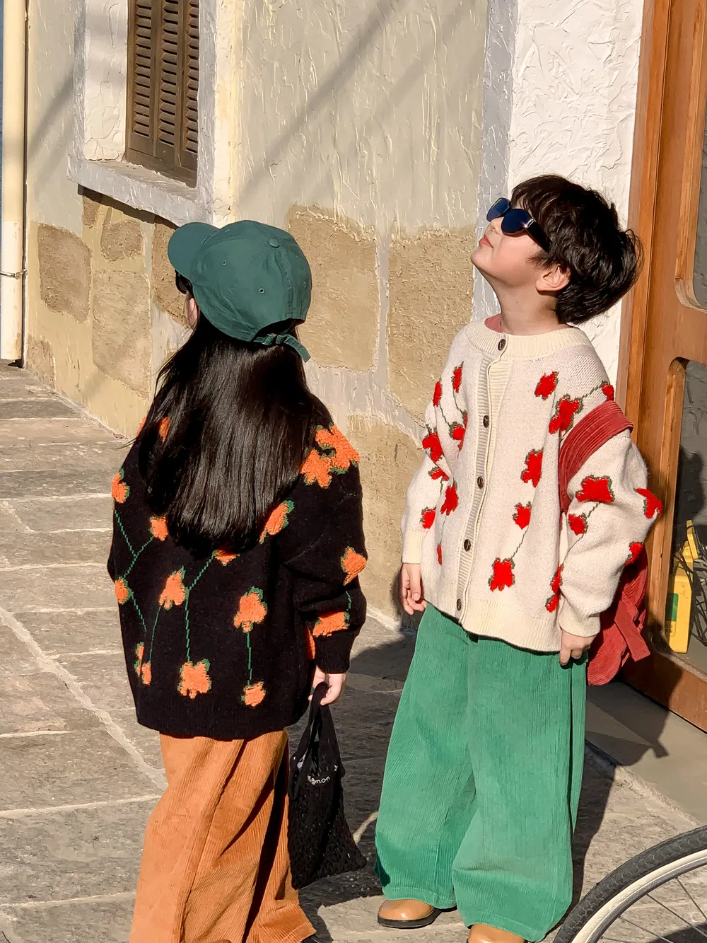 

Детский свитер, Осень-зима 2023, свитер для маленьких девочек, Повседневная Свободная вязаная куртка для мальчиков, пальто