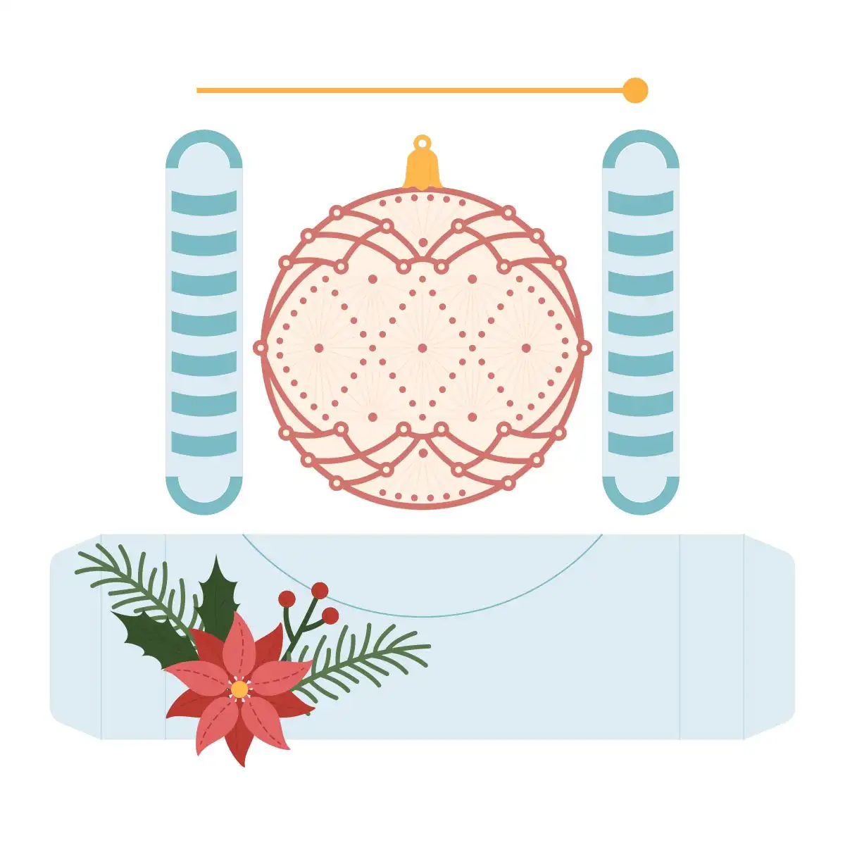 

Stitched Ornament Display Metal Cutting Dies Mold Craft Decoration Embossing Template DIY Greeting Card Handmade 2023 Arrivals