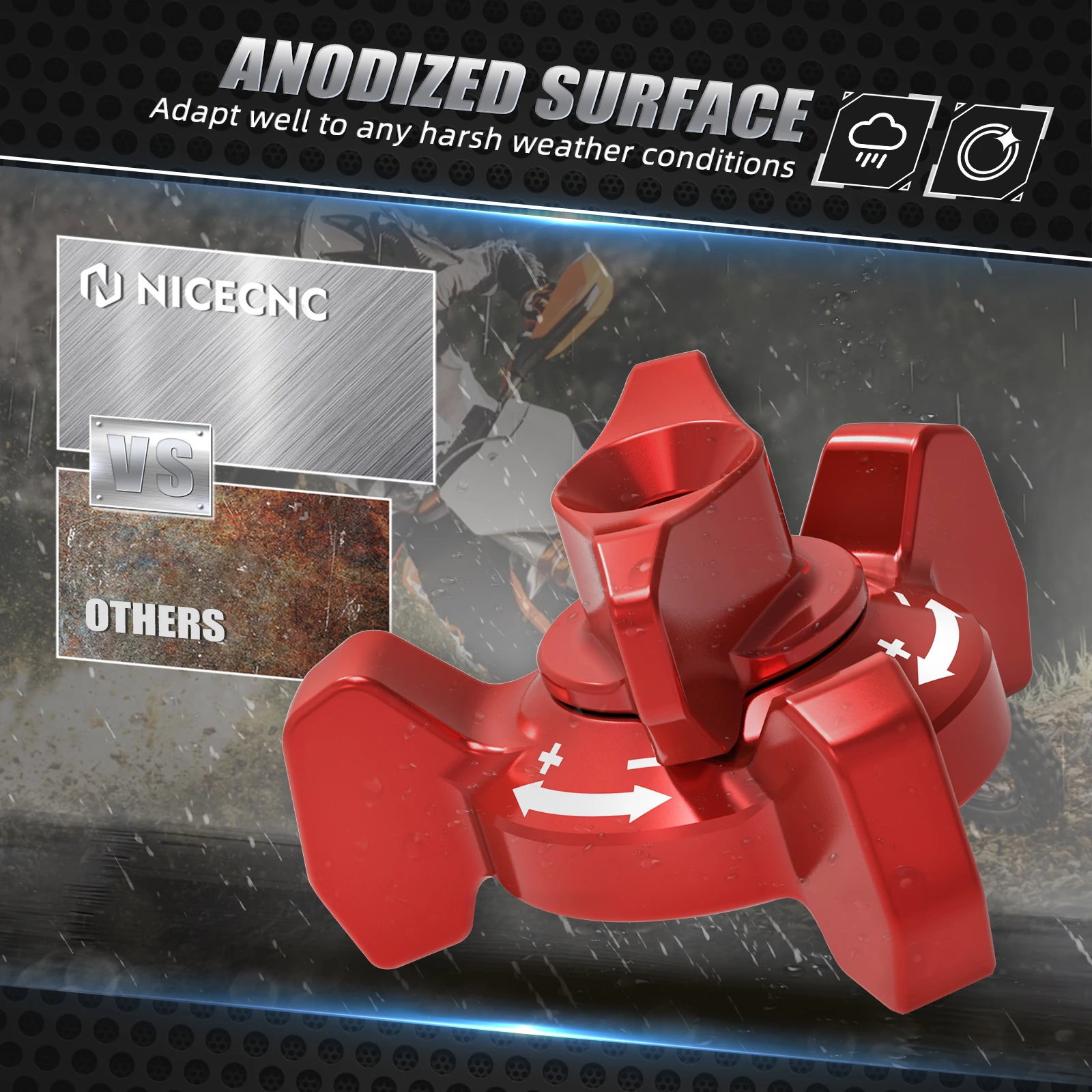 Для GasGas EC 300 2024 NiceCNC Задний амортизатор регулятор MC EX 125 250 250F 350F 450F ES350 ES500 EW500F ECF MCF