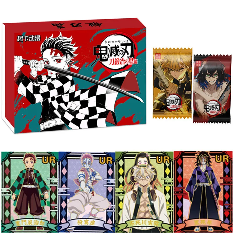 

Карточка-убийца демонов, толстая карточка с кованой главой и прямым углом, камадо танджиро камадо незуко, аниме коллекционная карточка, игрушка в подарок