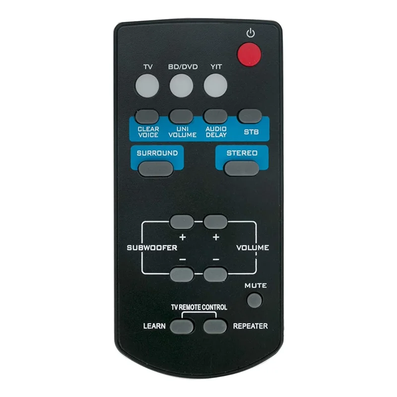 FSR60 WY57800 Replace Remote Control for Yamaha Soundbar ATS-1010 YAS-101 YAS-101BL YAS-CU201 ATS1010 YAS101