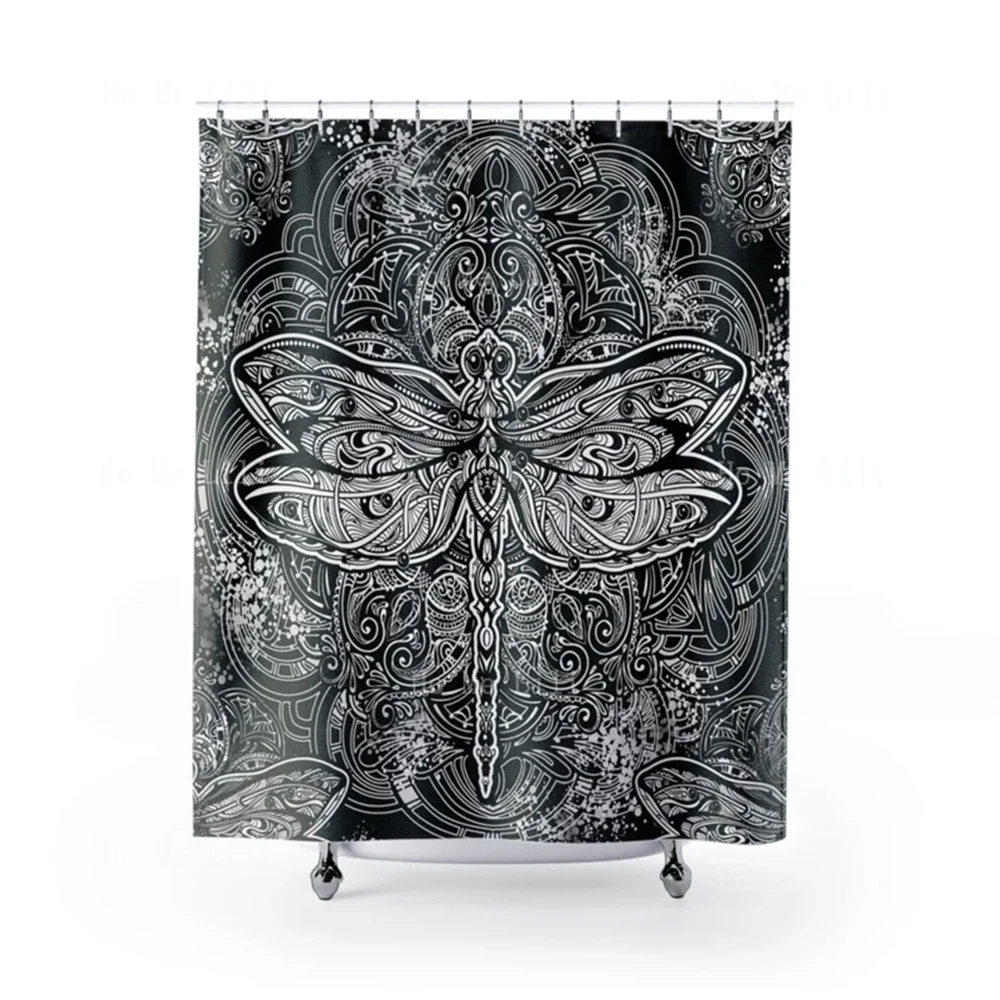 

Dragonfly Bohemian Curtain Bathroom Decoration Shower Curtain