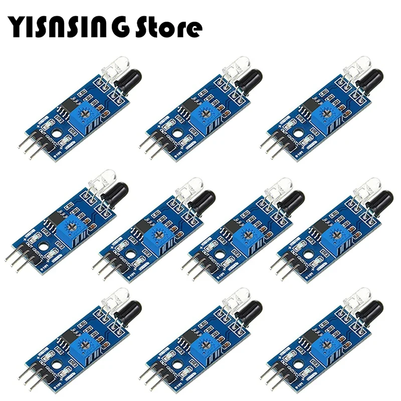 10 шт. ИК-инфракрасный модуль датчика предотвращения препятствий для Arduino Smart Car Robot