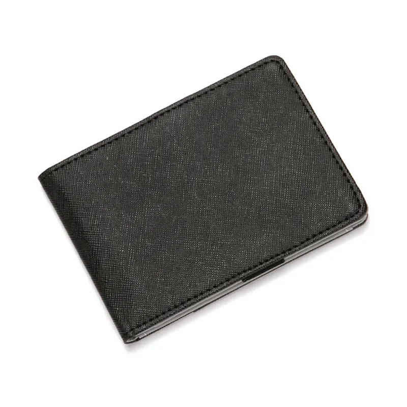 Credit Card Holder Minimalist RFID Blocking Wallet Card Holder Slim Wallet RFID Blocking Men Secure Faux Leather Bag Wallets