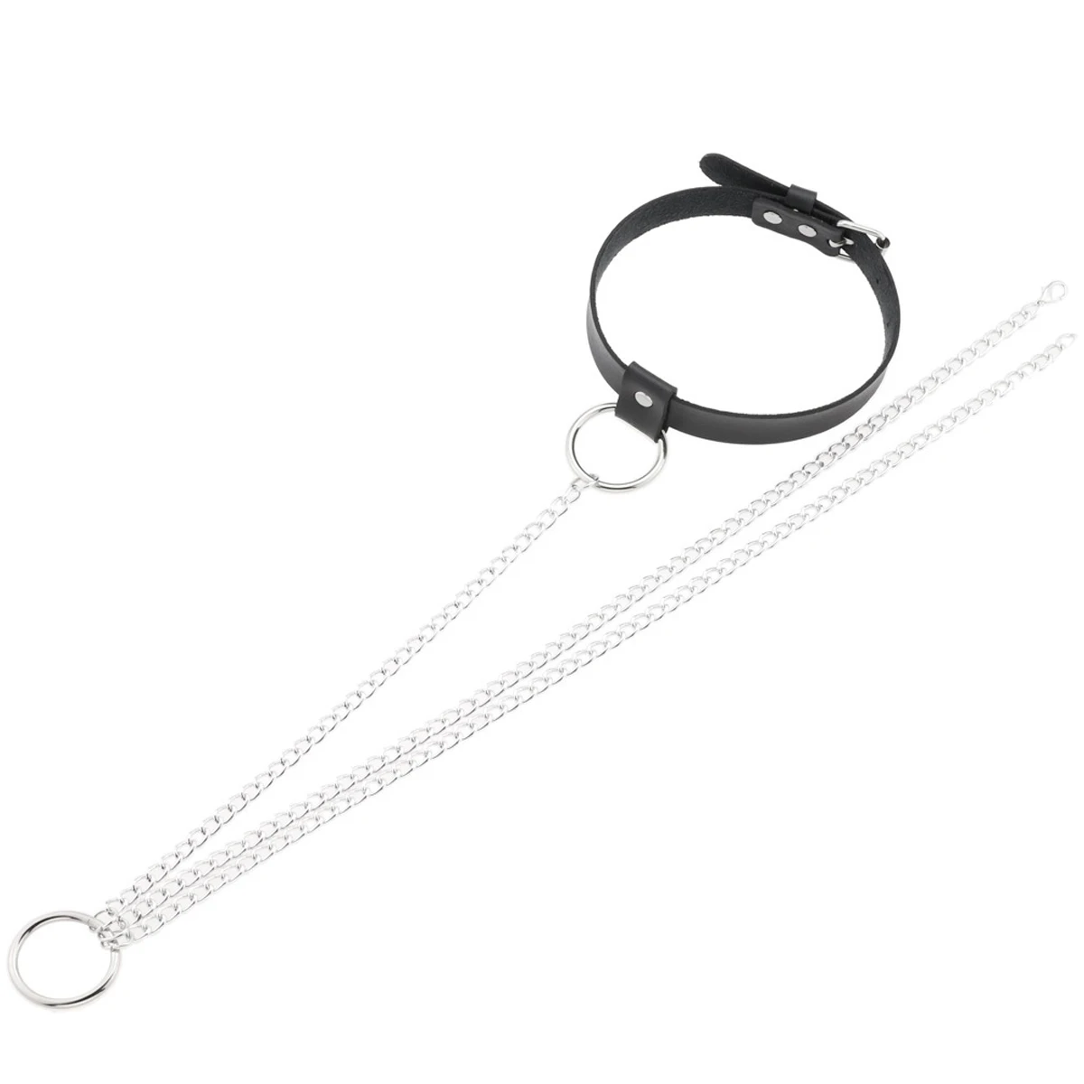 Острая Сексуальная Женская нагрудная портупея с цепочкой экологически чистая