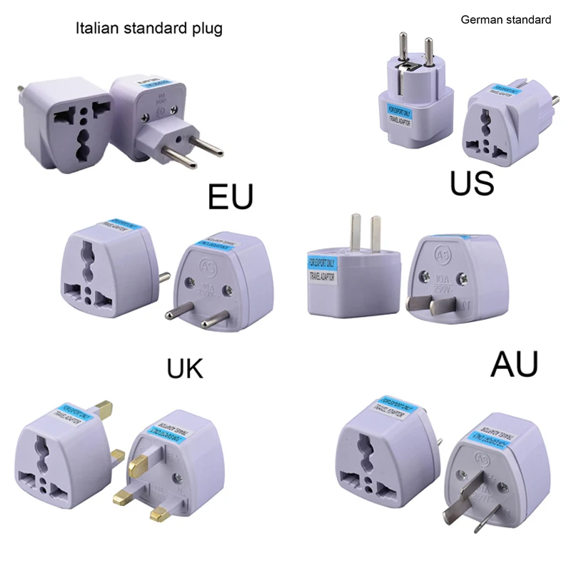 Universal Kr american european AU EU To US UK Power plug adapter USA Israel Brazil Travel Adapter plug converter japan Korea