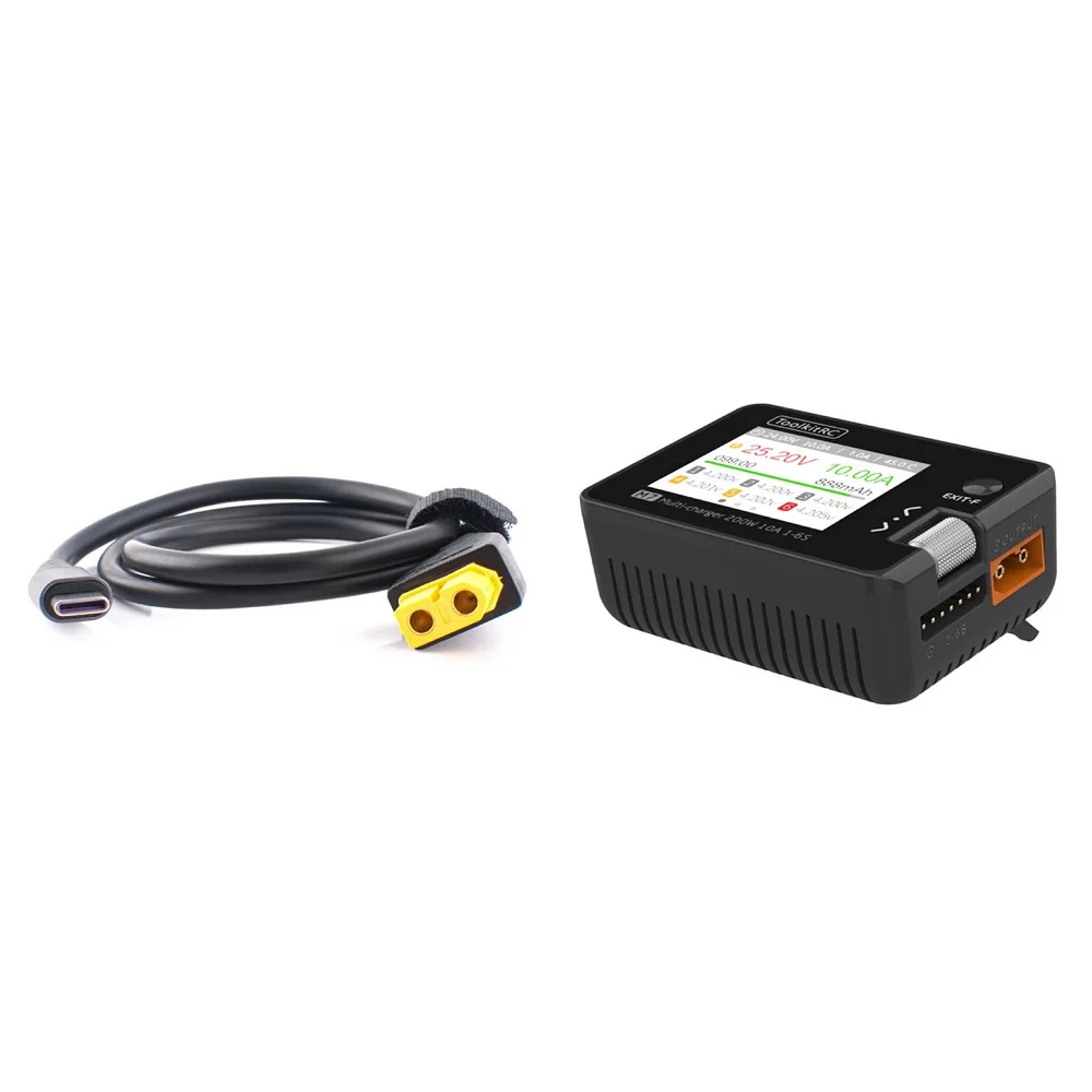 Балансирующее зарядное устройство ToolkitRC M7 200 Вт 10 А постоянного тока Dis для 1-6S