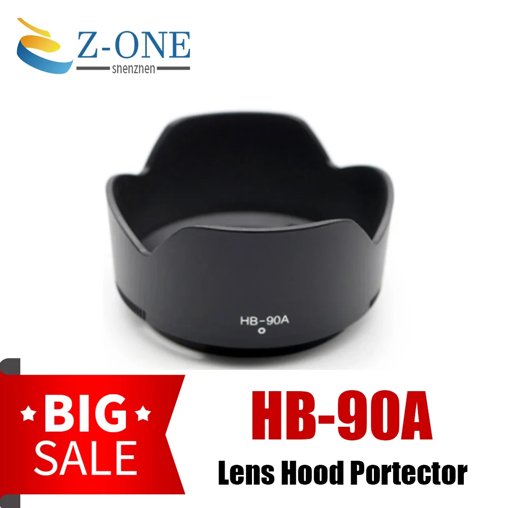 

HB-90A HB90A Bayonet Mount Lens Hood Protector for Nikon Z DX 50-250mm f/4.5-6.3 VR 62mm Mirrorless Camera Accessories