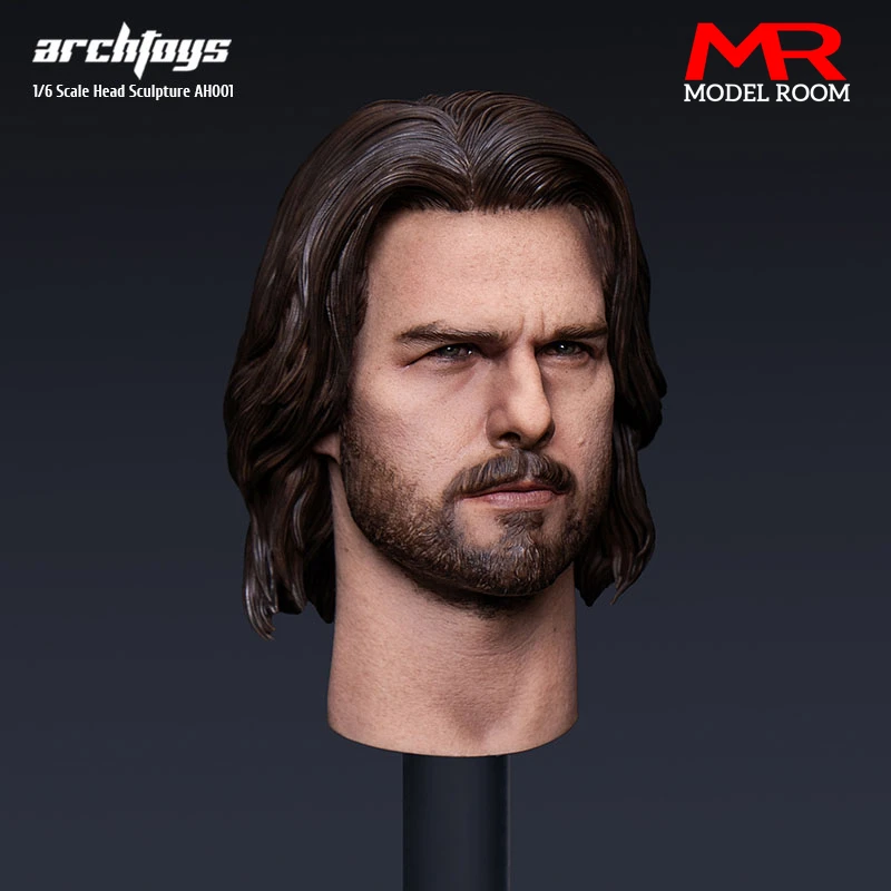 ARCHTOYS AH001 1/6 последний Самурай капитан Натан том круиз голова Лепка резьба модель