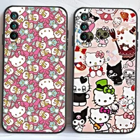 hello kitty 2022 phone cases for xiaomi redmi 7 7a 9 9a 9t 8a 8 2021 7 8 pro note 8 9 note 9t coque soft tpu back cover carcasa
