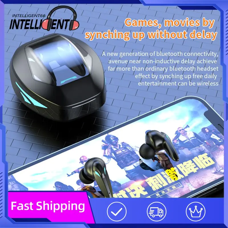 

Waterproof Headphones Wireless Sports Earbuds Touch Control Stereo Gaming Earphone TWS Earbuds With Mic Handsfree