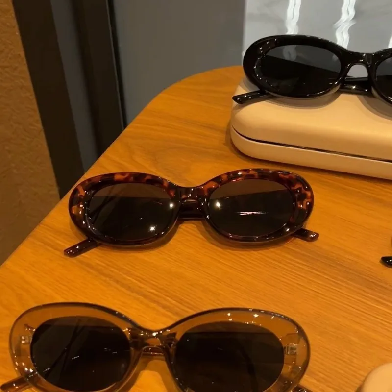 Новые маленькие квадратные солнцезащитные очки в стиле ретро Y2K женские кошачий