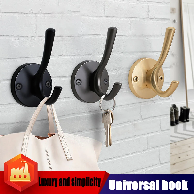 

Modern Minimalist Cabinet Wardrobe Clothes Hook Kitchen Bathroom Wall Single Hook Furniture Hat-and-Coat Hook Iron Metal Hook
