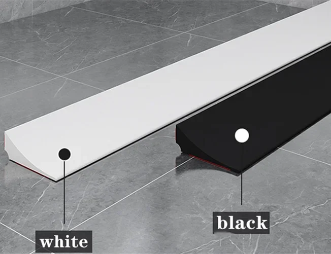 Силиконовая пробка для воды высотой 4,5 см, зазор для кухонной столешницы, удерживающая воду, разделительная полоса для сухой и влажной воды, барьер для душевой плотины