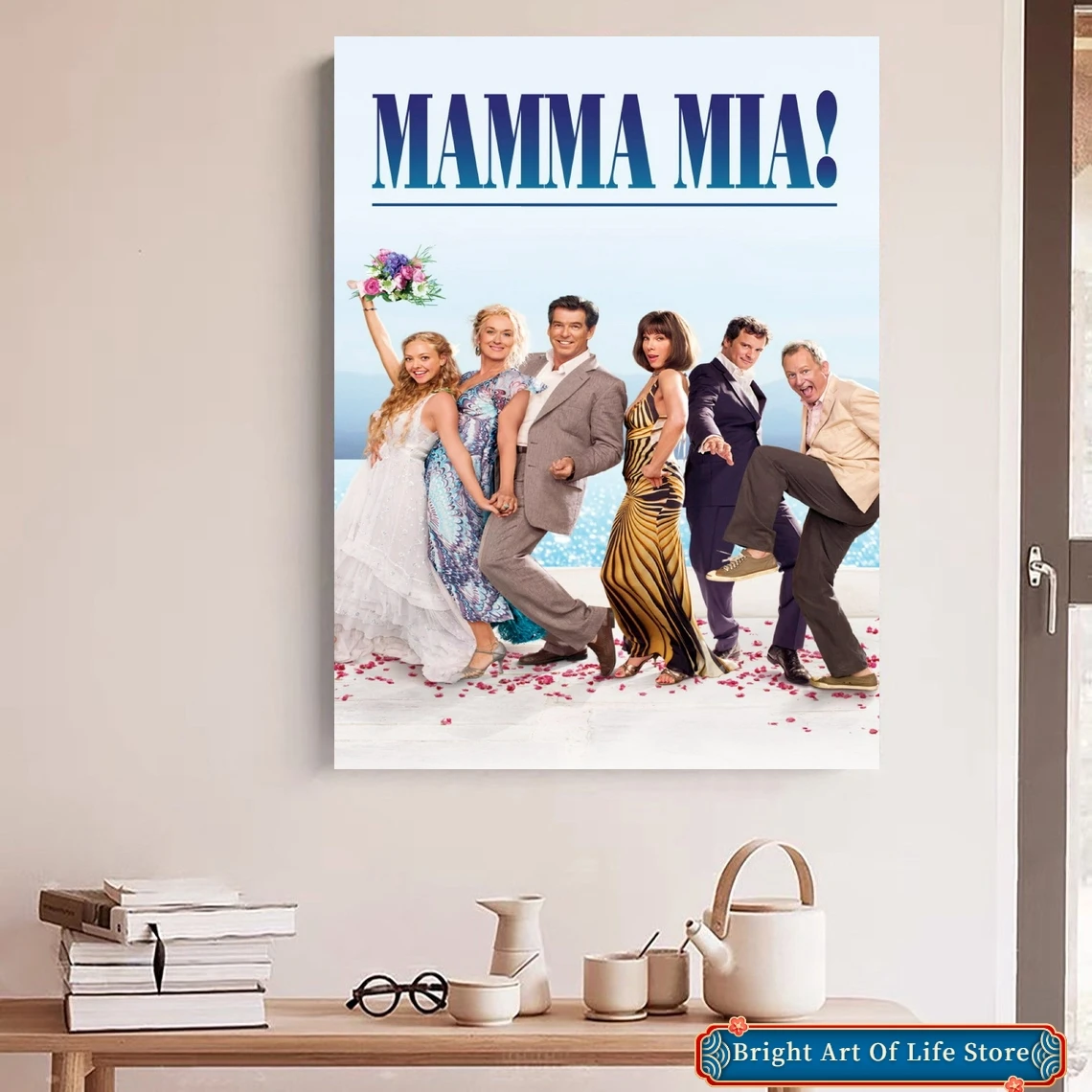 Мама Миа постер фильма звезда художественная обложка фото холст печать квартира