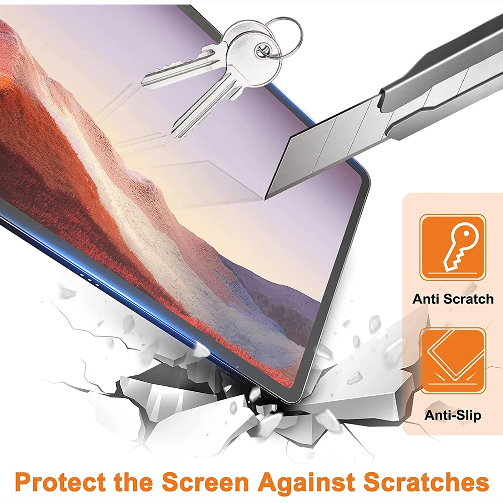 2pcs scratch proof tempered glass screen protector for samsung galaxy tab s8 s8 plus s8 ultra 11 12 4 14 6 inches hd free global shipping