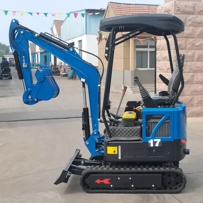 China 1.7 Ton Mini Excavator OEM Micro Home 3 Cylinder Water Cooling Kubota Diesel Engine Construction Minibagger