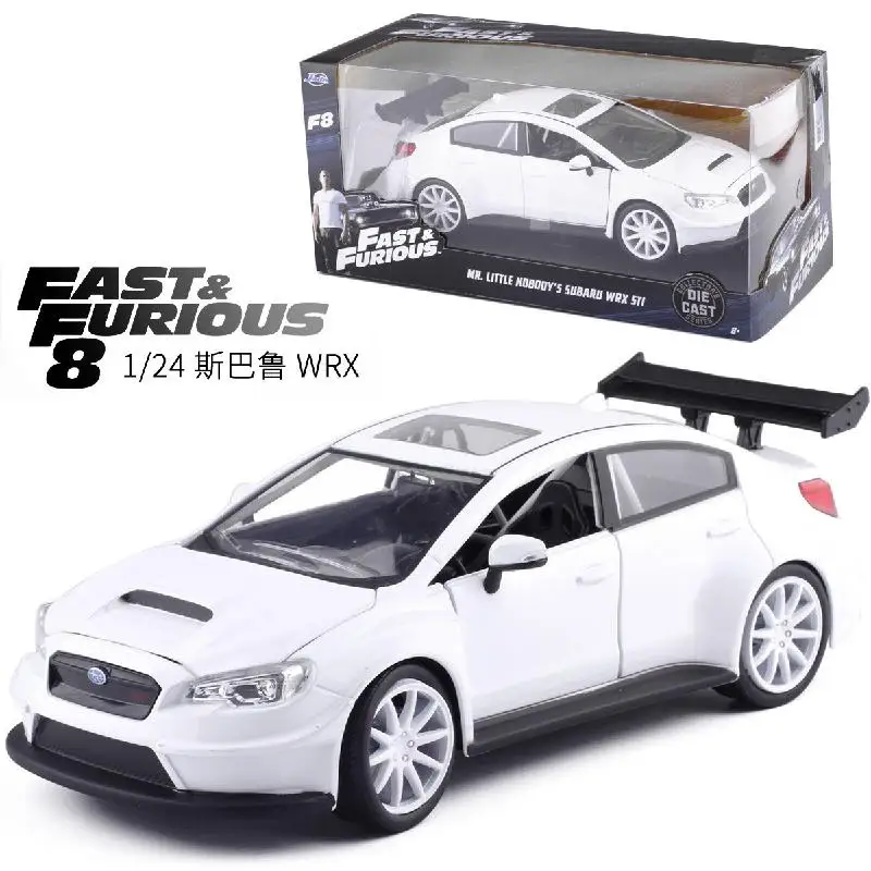

1:24 Scale Fast And Furious Diecast White Super Car Model Toy Miniature Metal Diecasts Toy Vehicles Model Children's Toys Gifts