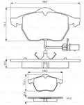 

986495232 для десять тормозов BALATASI A4 A6 t1.9tdi 95 PASSAT tdi 95 00 GOLF IV 1.9TDI 95 00 GOLF IV 1.9TDI SUPERB 02 FISLI