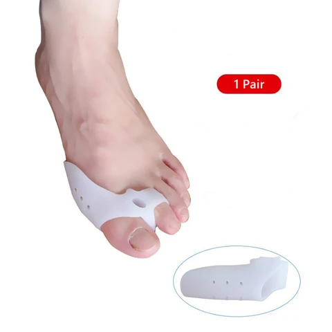 2 шт., силиконовый разделитель для большого пальца ноги при вальгусной деформации